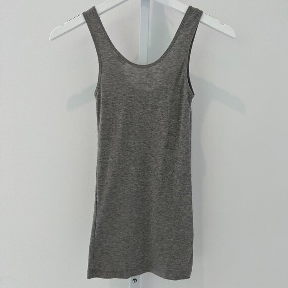 STEPHANIE B GRAY PIMA COTTON TANK TOP SIZE S NWOTS! - Picture 6 of 13
